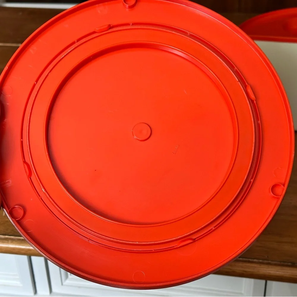 Vintage Sterilite Butterfly Food Cannisters Lazy Susan - Picture 9 of 10